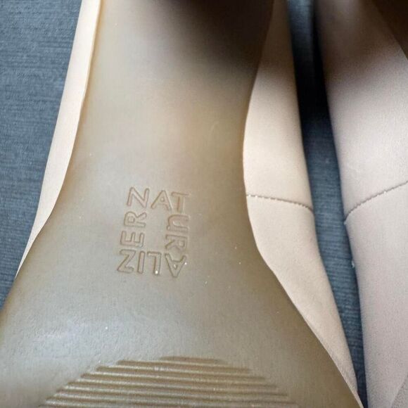 Naturalizer Women’s Size 9 Nude Platform Pumps Vegan Leather Block Heel Dress - Picture 7 of 7